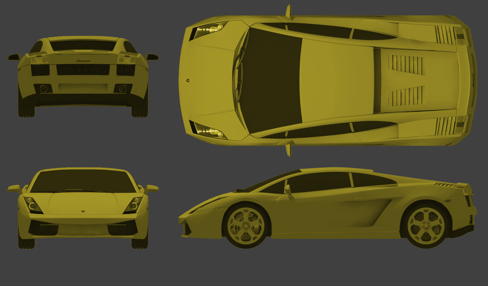 CATIA兰博基尼全套建模